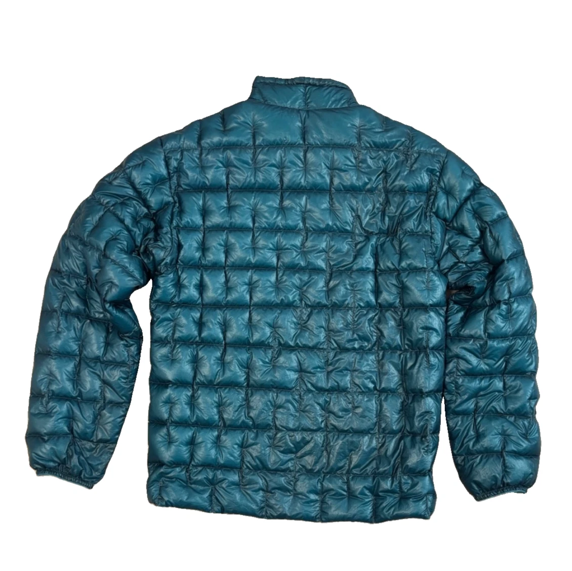 Montbell Plasma 1000 fill Down Jacket Men Medium Blue Ultralight 4.6 oz Puffer image 9