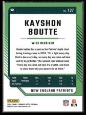 2024 Panini Donruss Optic #137 Kayshon Boutte