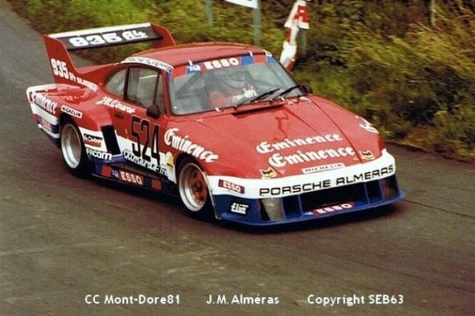 Porsche 935 Alméras Championnat D'Europe de la Montagne kit Axel'R 1/43 monté - Photo 3/4