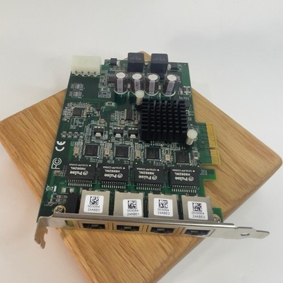 ADLINK PCIe-GIE64+ GigE Vision Frame Grabber Card, PCIe x4, 4x PoE Ethernet