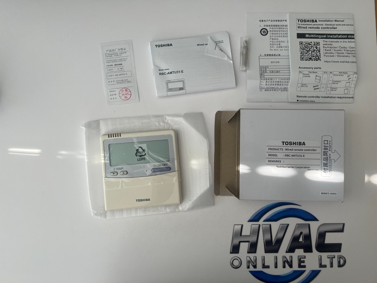 (553) TOSHIBA 東芝 RBC-AMT31 (SX-A1E ) 業務用 エアコンリモコン パッケージエアコンリモコン 中古　通電確認済み ジャンク品