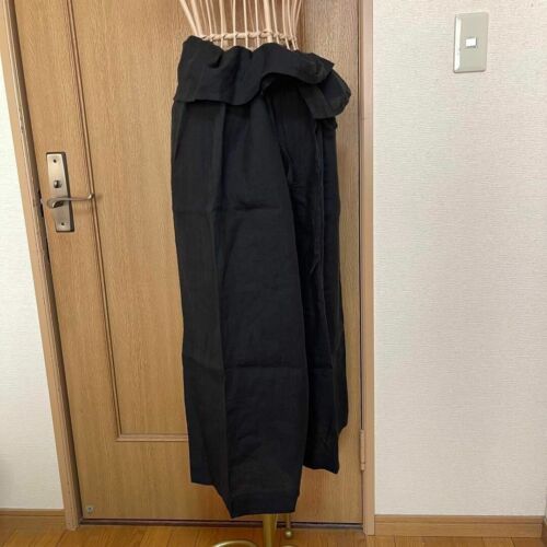 Y's Yohji Yamamoto THAI HOSE Weite Leinen Größe 2 Schwarz JAPAN - Bild 2 von 8