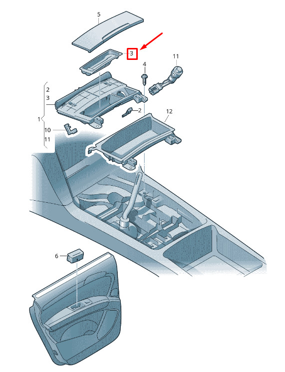 NEU AUDI Q7 4L FRONT ASCHENBECHER EINSATZ 4L0857989 ORIGINAL | eBay 