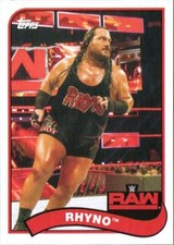 2018 Topps WWE Heritage Wrestling Card #62 Rhyno