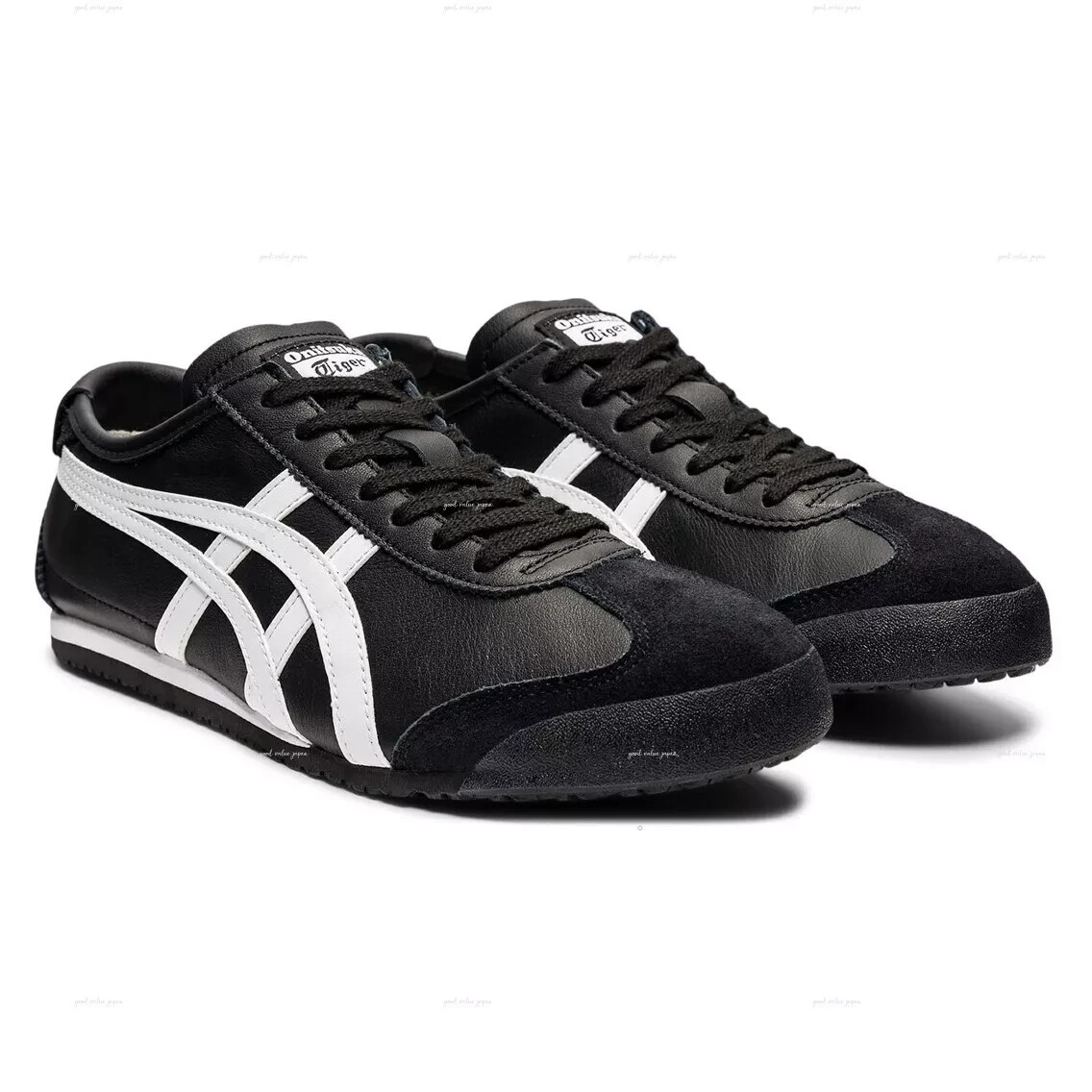 Authentic Onitsuka Tiger MEXICO 66 1183C102 001 BLACK WHITE M11.5