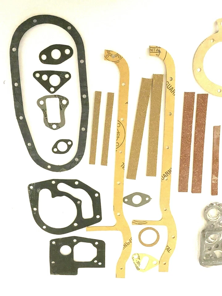 JUEGO JUNTAS MOTOR RENAULT DAUPHINE GORDINI 4L 4F NUEVO #348 Foto 3 de 4