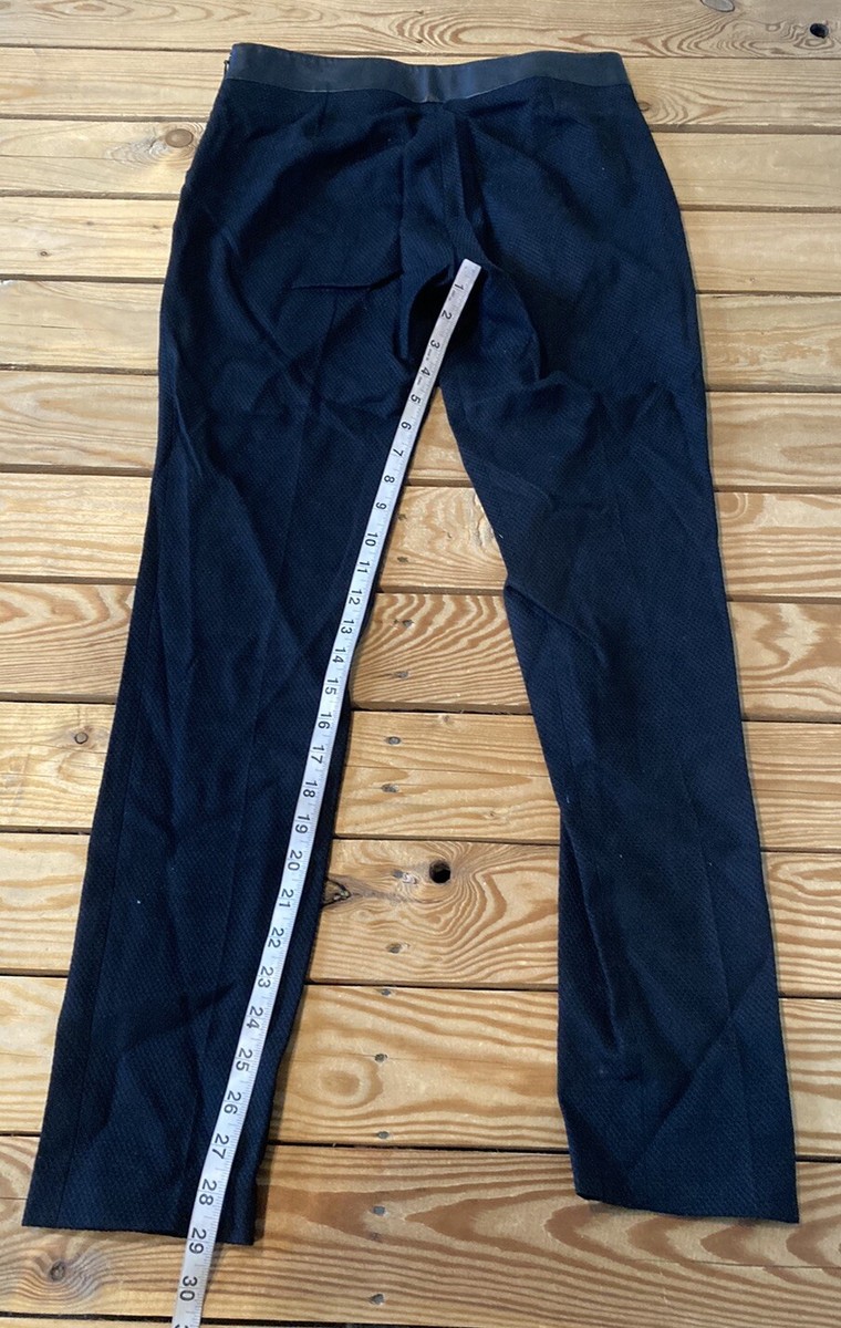 Gucci Women's Leather Waist dress pants size 38 Black S9 | eBay