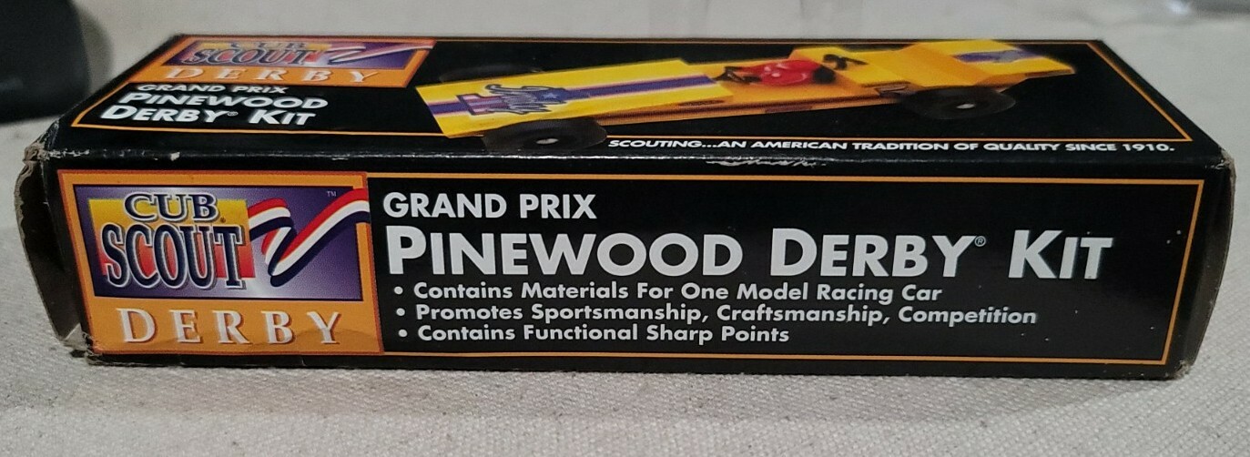 CUB SCOUT DERBY GRAND PRIX PINEWOOD DERBY KIT MODEL CAR ESTATE CLEANOUT