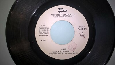 45 Umdrehungen 7'' Juke Box MINA Aber wer ist das, was macht er? MASSIMO BOZZI Deine Hände