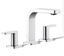 Kohler K-23484-4-CP Parallel Widespread Bathroom Sink Faucet, Polished Chrome