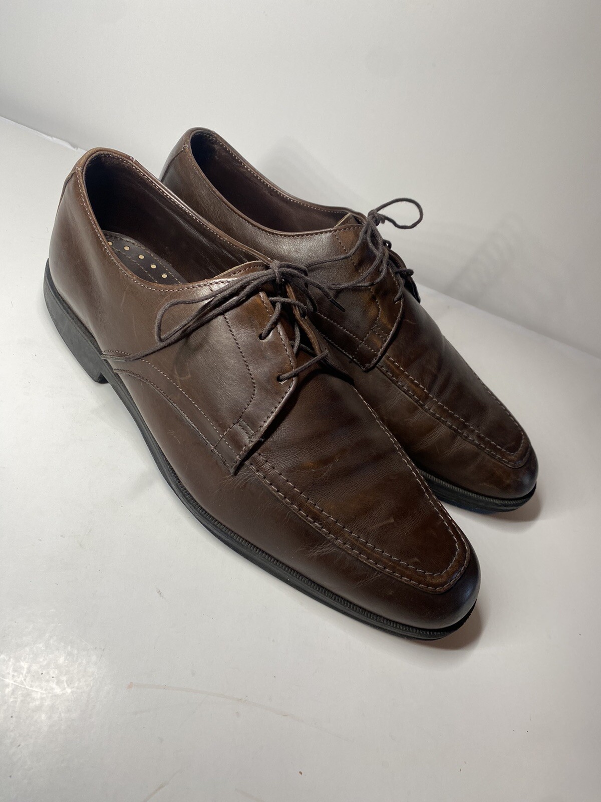 SAOLA Scarpe eleganti Allen Edmonds Tribeca da uomo Derby taglia 8 D suola in gomma Derby Bluchers