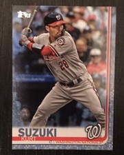 2019 Topps Series 2 Kurt Suzuki Father's Day Blue 28/50 Nationals- 1/1 Jersey #