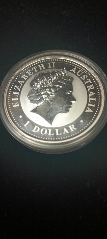 2005 1 oz .999 Fine Silver Australia Series 1 Year of the Rooster ...