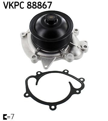 SKF Wasserpumpe Chrysler, MERCEDES-BENZ VKPC88867-image