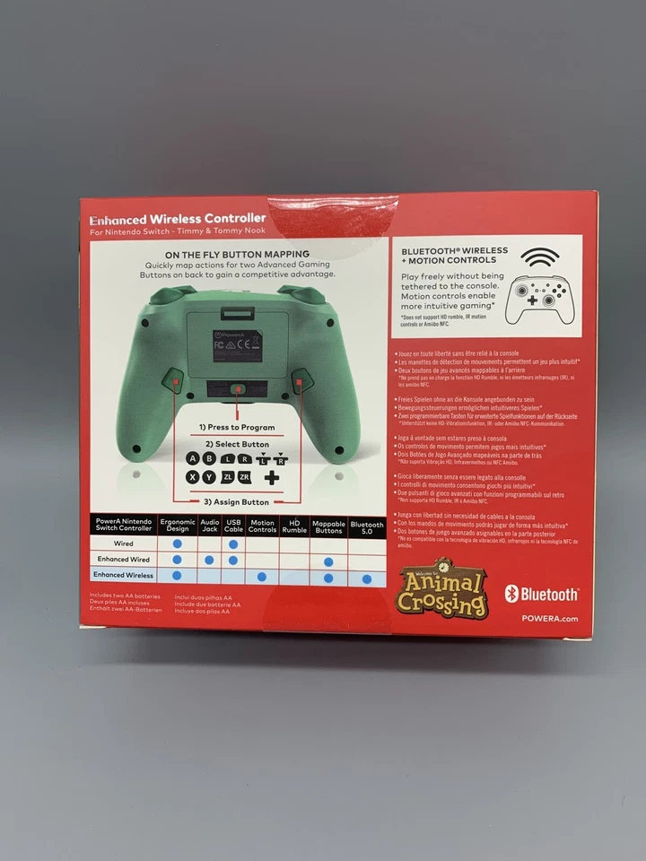 NEW Animal Crossing Controller Nintendo Switch Timmy Tommy Nook Wireless Power A - Image 2 of 2