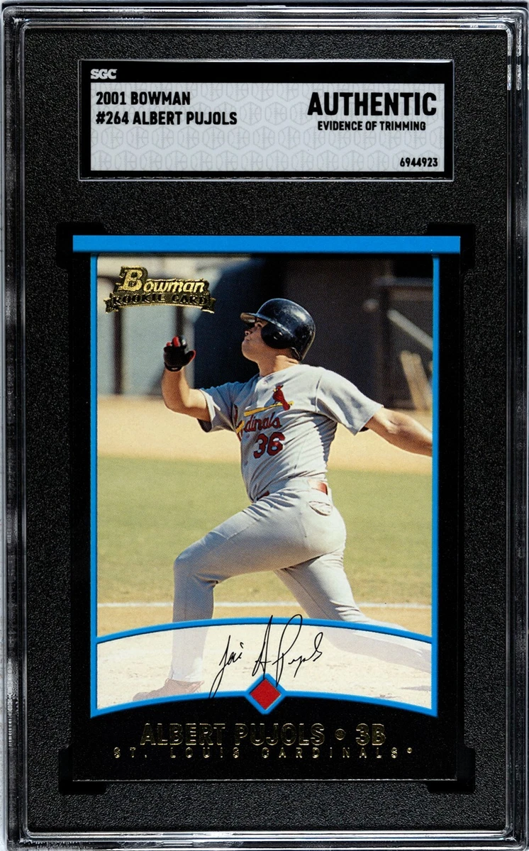 Bowman Albert Pujols Rookie Baseball Sports Trading Cards