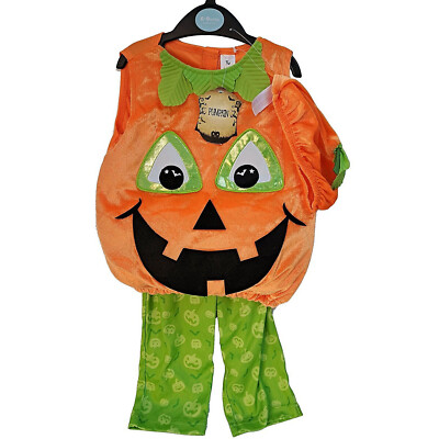 Halloween Kürbis Baby Kinder Kostüm 6-9 Monate Tu Sainsburys
