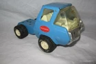 Vintage 1960s Tonka Blue Mini Semi Truck Stanhome Stanley Pressed steel Cab over