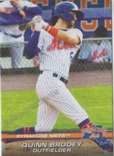 2021 Syracuse Mets Quinn Brodey RC Rookie NY