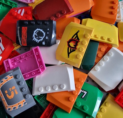 LEGO Auto Car Dach Motorhaube Zufällig 5 Stück Wedge 4x6x2/3 52031 A133