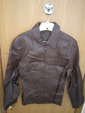 Vintage Forenza Womens Brown Leather Jacket Size 10