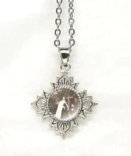 St Therese Of Lisieux Little Flower Picture Pendant Cabochon Saint Photo Jewelry