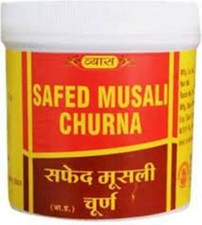 VYAS AYURVEDA SAFED MUSLI CHURNA 100 GM FREE SHIPPING