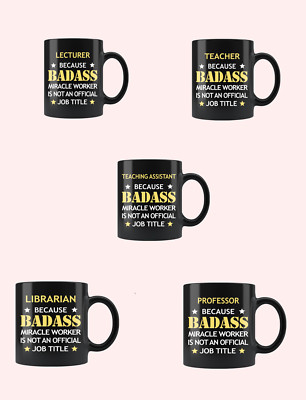 Professor Teaching Assistant Teacher Lecturer Librarian  Birthday Mug Christmas