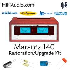 Marantz 140 amp rebuild restoration recap upgrade kit repair capacitor
