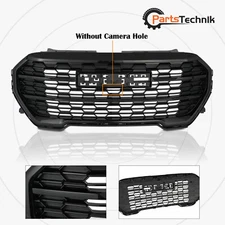For 2022-2023 GMC Terrain DENALI Gloss Black Front Upper Grille W/o Camera Hole