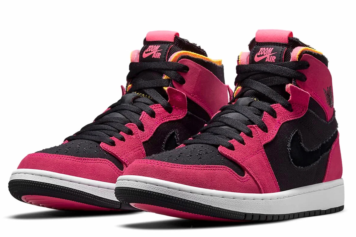 Air Jordan 1 Zoom CMFT Fireberry/White/Black/Hyper Pink CT0978-601 Size  10.5 NWT