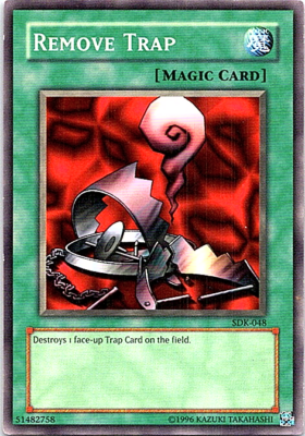 yugioh removal cards Remove Trap SDK-048 Yu-Gi-Oh! Card Moderate Play Unlimited