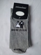 Skarpetki - marka Sokistohl - wzór rozwodowy - "GAME OVER" - Rozmiar 40-45 uk 8 - 11