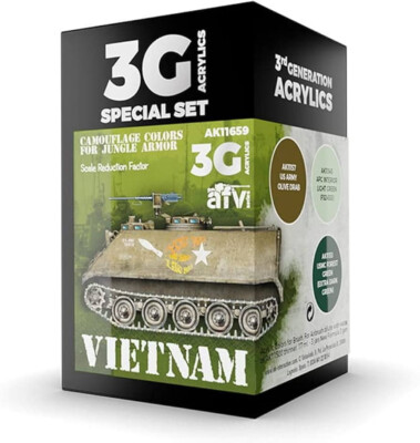 AK Interactive 3G MODEL Paint VIETNAM COLORS Set AK-11659