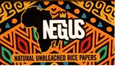 5 Packs NEGUS Natural Unbleached Rice Cigarette Rolling Papers Wraps King Size