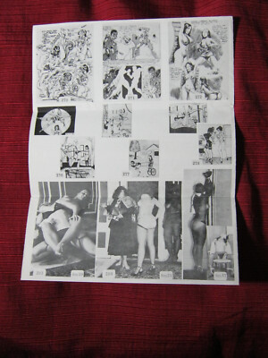 Eric Stanton Spring 1979 Catalog, Stanton Archives, Offset Printed. 5 pgs - RARE