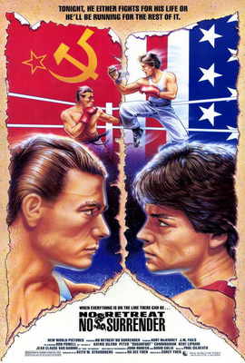 NO RETREAT NO SURRENDER Movie POSTER 27x40 Kurt McKinney J.W. Fails Jean-Claude