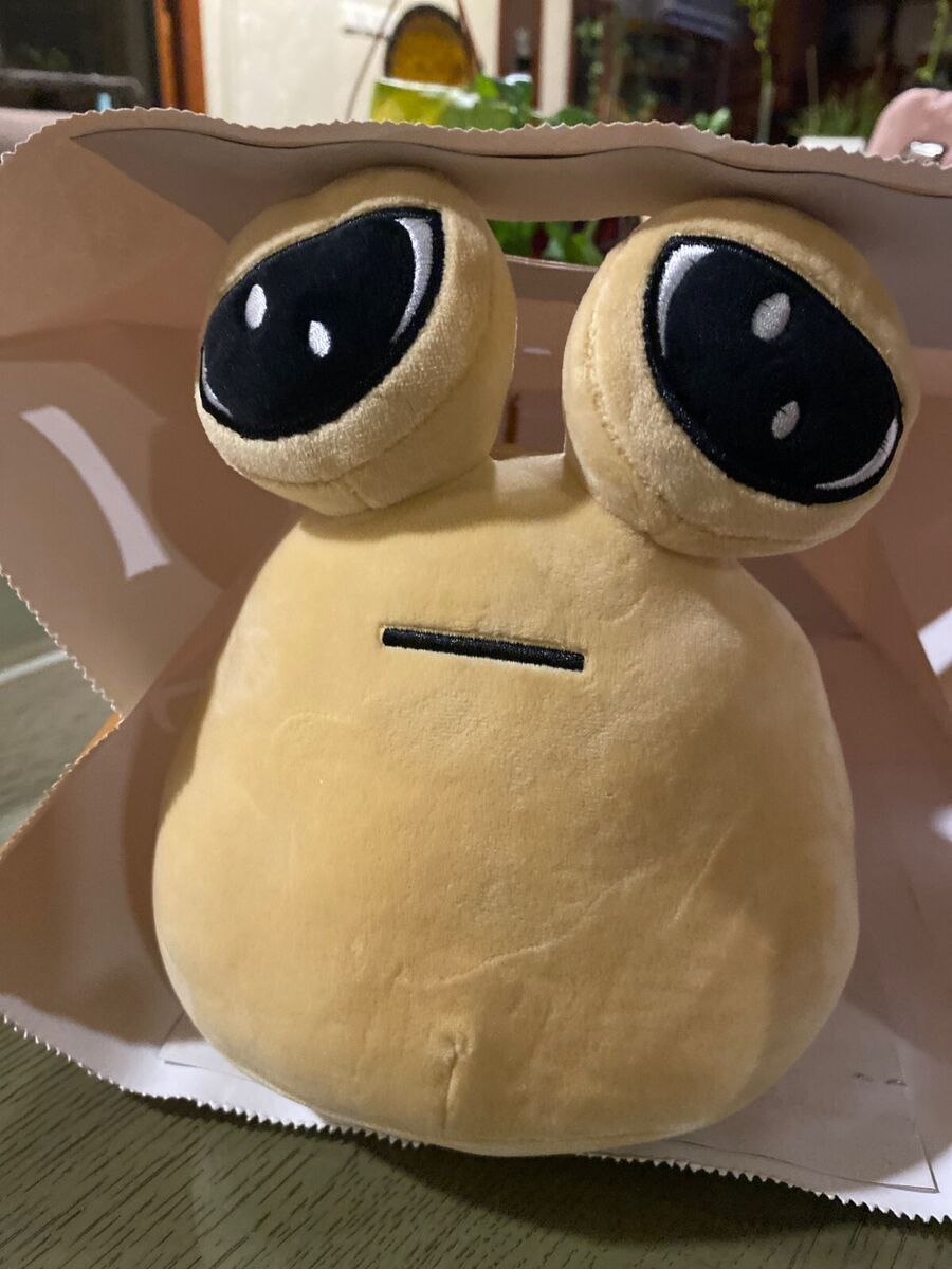 My Pet Pou Plush Toys, Alien Plush Stuffed Toy, Cute Cartoon Stuffed  Animals Alien Pou Plushie Figure Game Plush Toy