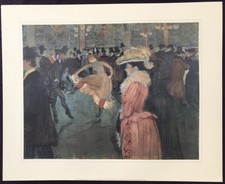 Quality 60cm x 48cm Art Print TOULOUSE LAUTREC ?The Dance at the Moulin Rouge?