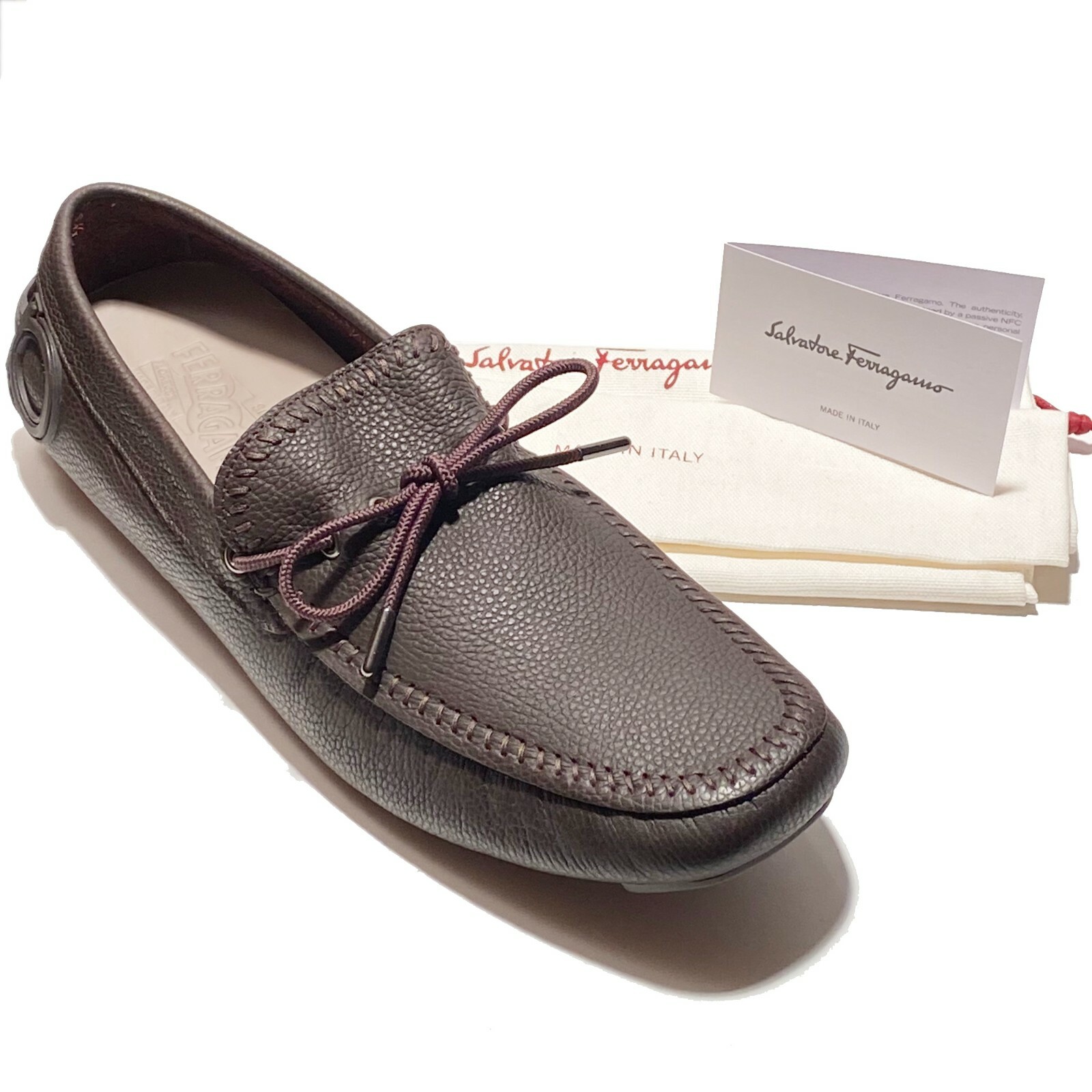 SALE! FERRAGAMO Men's Atlante 9 E 42 