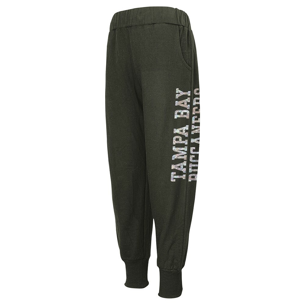 Tampa Bay Buccaneers NFL Team Color Shimmering Harem Pants Girls Youth