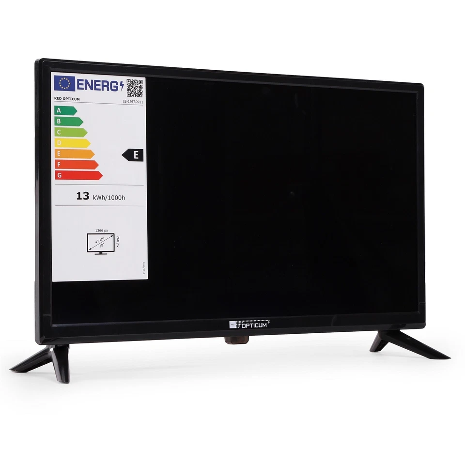 Wohnmobil Camping Fernseher LED TV 19 Zoll LCD DVB S S2 T2 C USB 12 V 230 Volt - Bild 3 von 4