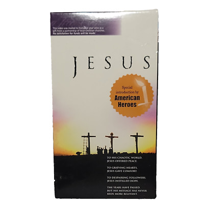 Jesus 1979 gift edition Brian Deacon John Heyman VHS out of print OOP New Sealed