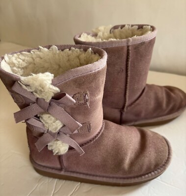 Koolaburra by UGG Girls 'Victoria' Short Winter Boots Size 13 Purple