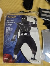 Ninja costume from Spirit Halloween Complete Size Md 8-10 Free Shipping