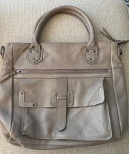 Latico Gray Crossbody Bag Zip and Magnetic Closure