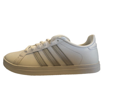 adidas Courtpoint Damen Sneaker Weiß Low Top Schnürschuhe UK 4 EU 361/3