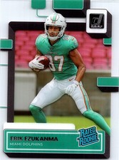 2022 Panini Clearly Donruss - Rated Rookie Erik Ezukanma #89 (RC)