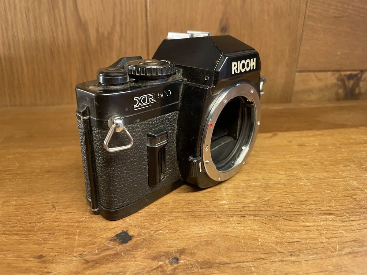 For Parts* Ricoh XR1000S & XR500 Auto Black Film Camera From Japan