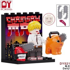 Denji with Pochita Custom 2" Miniature Figure   Chainsaw Man Duo New/Mint 
